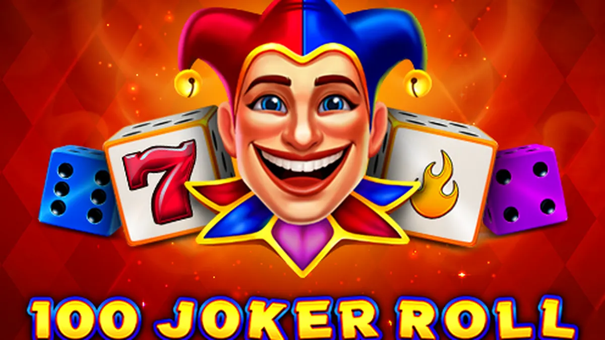 Tampilan visual mesin slot 100 Joker Roll dengan simbol klasik